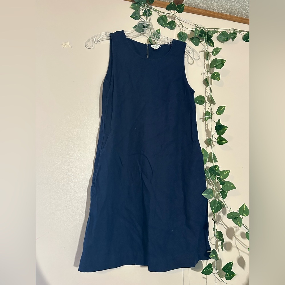 J. Crew Classic Navy Mini Dress